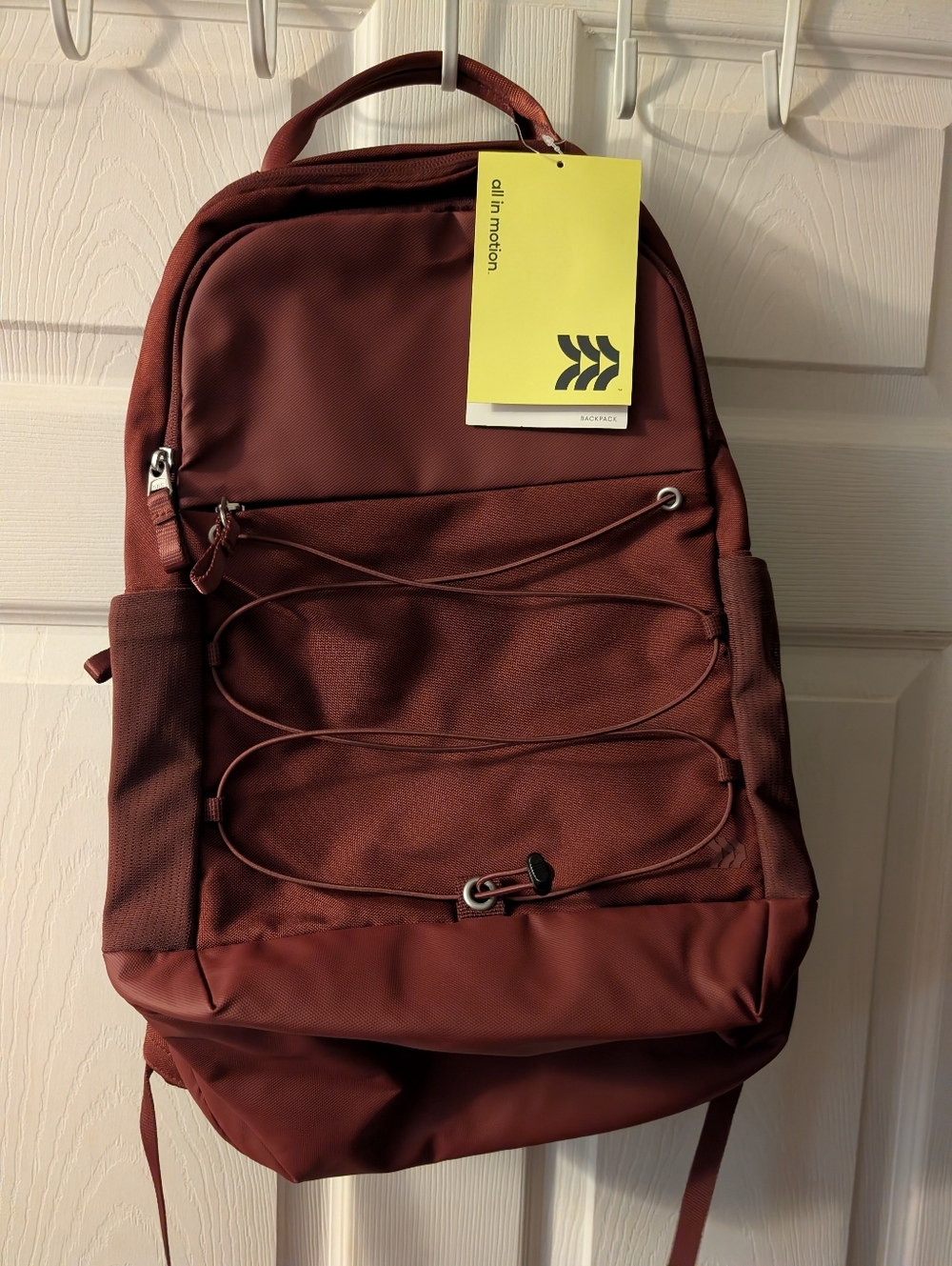 New All In Motion Backpack - Maroon - Picture 5 of 7
